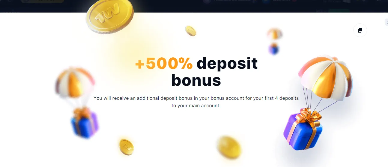 welcome bonus 1win casino Pakistan